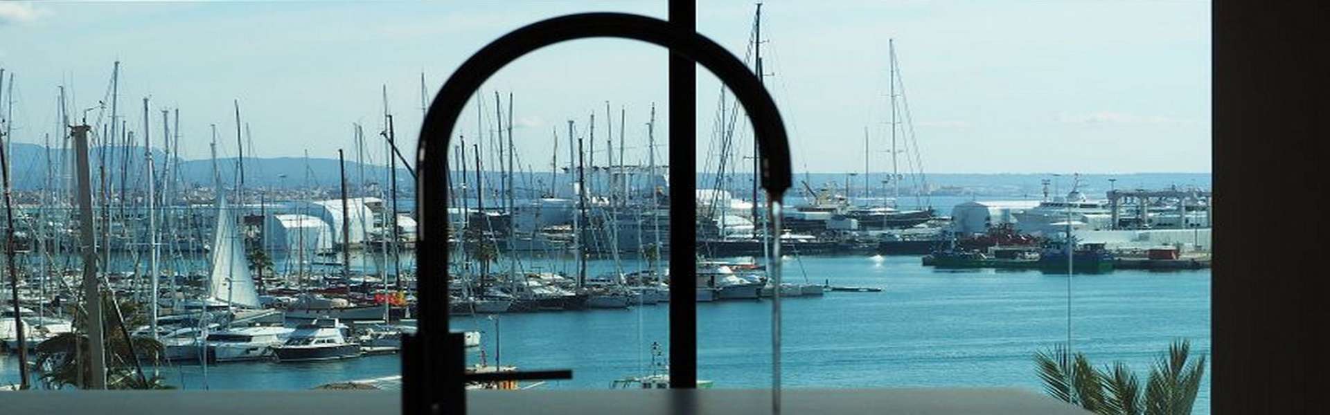 Palma/Paseo Marítimo - Hermoso apartamento con accesorios de alta calidad y vistas al puerto
